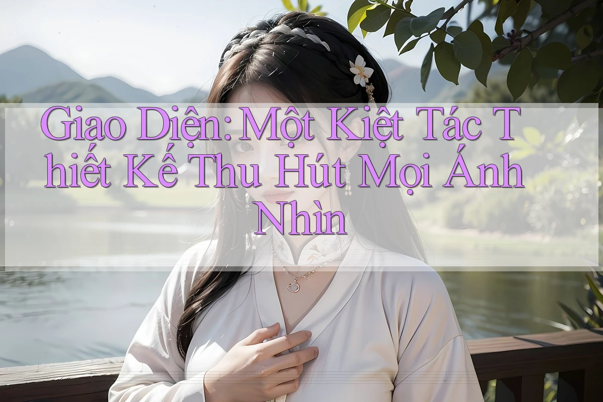 Giao Diện: Một Kiệt Tác Thiết Kế Thu Hút Mọi Ánh Nhìn Giao Diện: Một Kiệt Tác Thiết Kế Thu Hút Mọi Ánh Nhìn