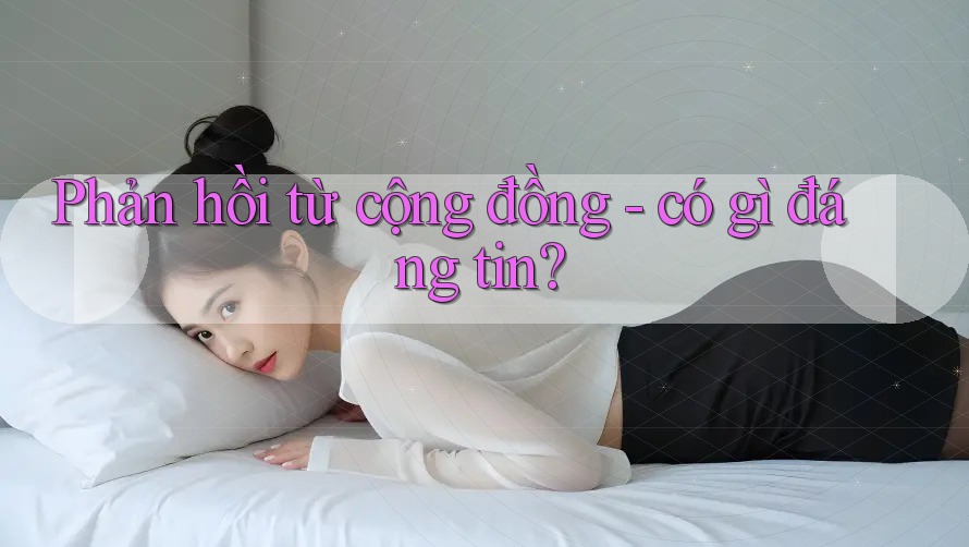 Phản hồi từ cộng đồng - có gì đáng tin? Phản hồi từ cộng đồng - có gì đáng tin?
