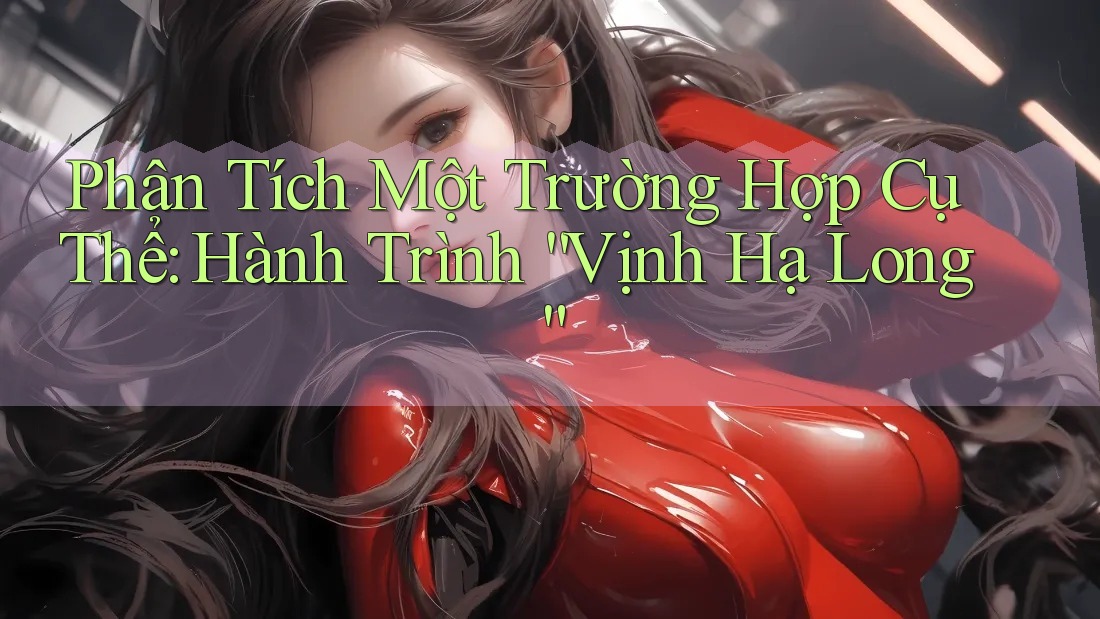 Phân Tích Một Trường Hợp Cụ Thể: Hành Trình “Vịnh Hạ Long”