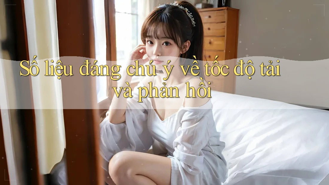 Số liệu đáng chú ý về tốc độ tải và phản hồi Số liệu đáng chú ý về tốc độ tải và phản hồi
