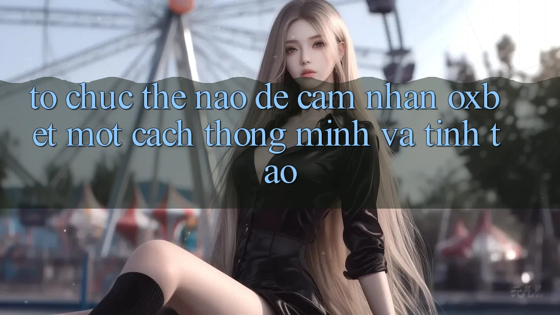 Tổ chức Thế Nào Để Cảm nhận Oxbet Một Cách Thông Minh Và Tỉnh táo? Tổ chức Thế Nào Để Cảm nhận Oxbet Một Cách Thông Minh Và Tỉnh táo?